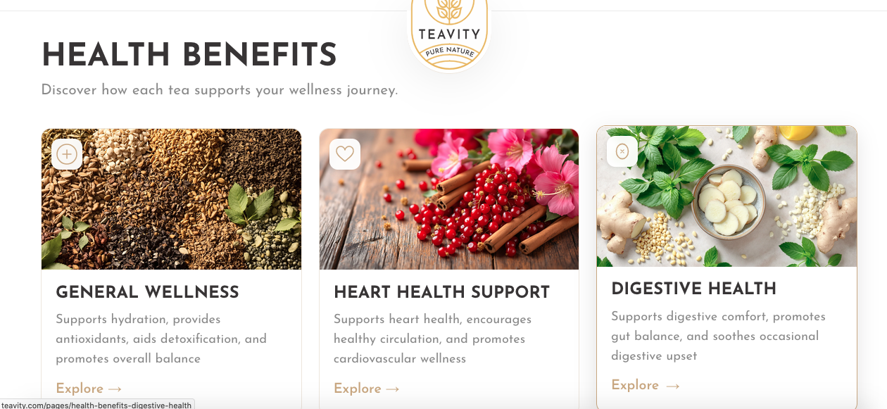 Teavity — Organic Tea Shopify Store — image 2